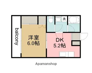 広島県広島市西区草津東1丁目【マンション】の間取り