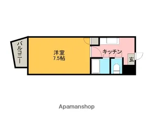 はくしま東ビル【4階】の間取り