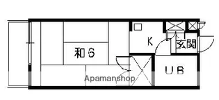 広島県広島市東区牛田新町4丁目【アパート】の間取り