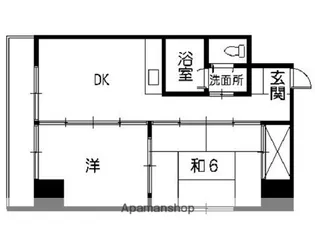 コーナービル【902号室】の間取り