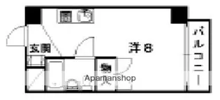 第4ファニー幸【8階】の間取り