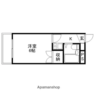 メーソン舟入【203号室】の間取り