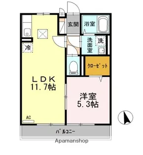 グランソーレ【1階】の間取り