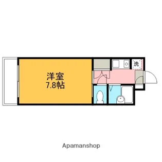 松原マンションD棟【305号室】の間取り