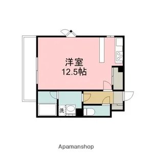 パークビスタ中央【205号室】の間取り