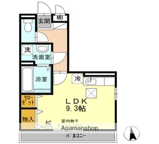 HUMPTY DUMPTY【3階】の間取り