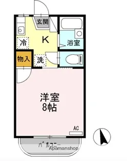 ヤングユーカリ【A-08号室】の間取り
