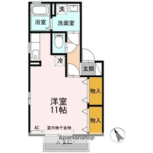 ニーナA棟【2階】の間取り