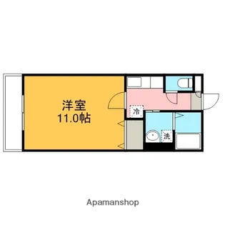 エトワール広大通りB【201号室】の間取り