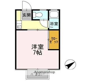 パークハウスA棟【205号室】の間取り