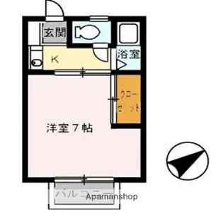パークハウスB棟【2階】の間取り