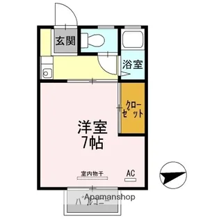 パークハウスB棟【2階】の間取り