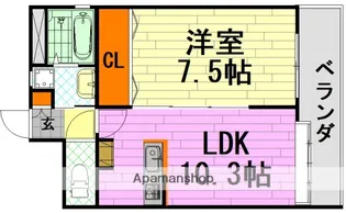 ガーデンヒルズ【5階】の間取り