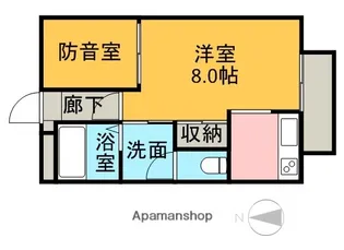 ブリランテA【101号室】の間取り