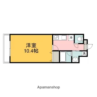 キャンパスシティ西条【501号室】の間取り