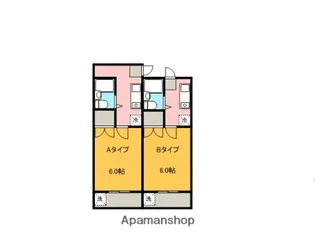 大歳コーポ下見【101号室】の間取り