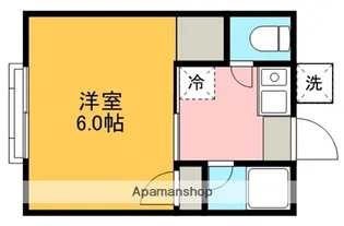 センターコート広大前通りA【102号室】の間取り