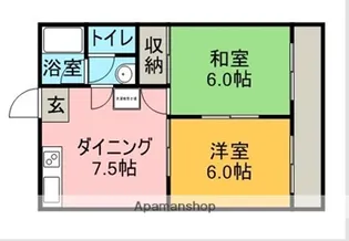 灘田ビル【303号室】の間取り