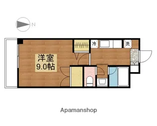 1Kの間取り画像