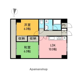 エルドラードA番館【805号室】の間取り
