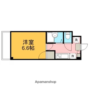 エルドラード中央Ⅰ【313号室】の間取り