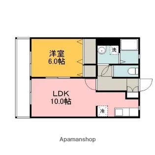 エトワール広大通りA【202号室】の間取り