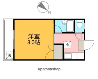 尾形ハイツC棟【106号室】の間取り