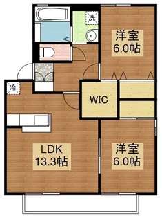 セジュールMINA G棟【1階】の間取り