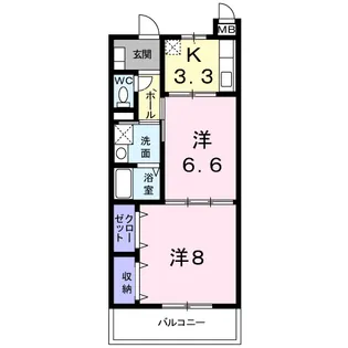 プリムローズ【3階】の間取り