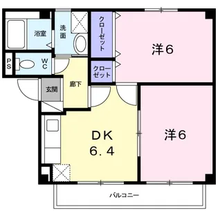ヴェント・ヴィーア【2階】の間取り