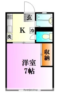 ルベリエA【1階】の間取り