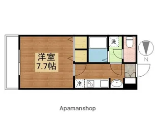 ヴューテラス学園通り【3階】の間取り
