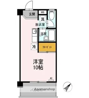 メゾン・ド・モンマルトル【5階】の間取り