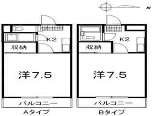 丸ビル【204号室号室】の間取り