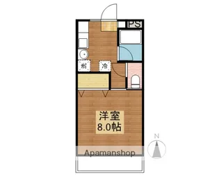 蔵田マンションⅠ【310号室】の間取り