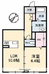 広島県東広島市西条大坪町【マンション】の間取り