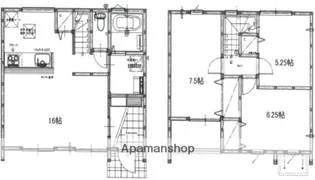 カシリアKM【B号室】の間取り