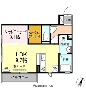 レオーネ18【3階】の間取り