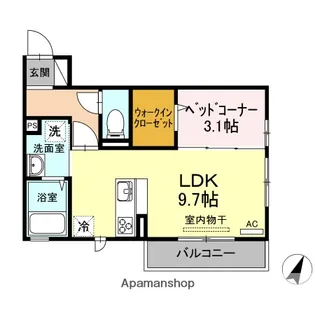 レオーネ18【2階】の間取り