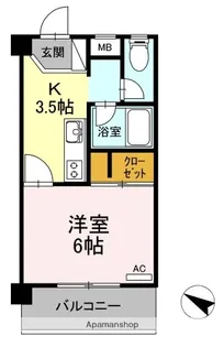 ROSE HOUSE【3階】の間取り