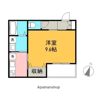 ピーエス西条【301号室】の間取り