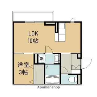 アーバンライフSTM【1階】の間取り