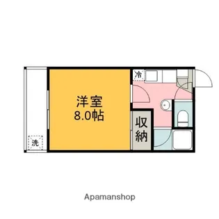 タウンハウスB棟【1階】の間取り