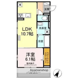 パストラル ヴィラ【2階】の間取り
