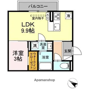 広島県東広島市八本松飯田6丁目【アパート】の間取り