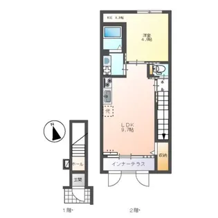 WBEC(【2階】の間取り