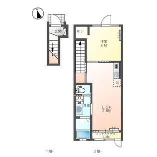 パーチェ(【2階】の間取り