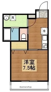広島県東広島市黒瀬町丸山【アパート】の間取り