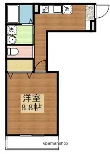 広島県東広島市黒瀬町丸山【アパート】の間取り