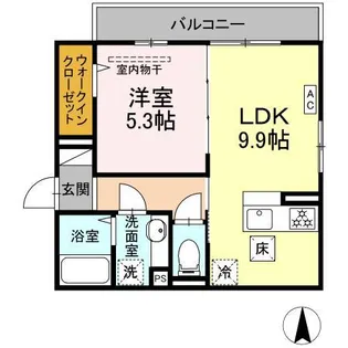 グレイスガーデンC【1階】の間取り